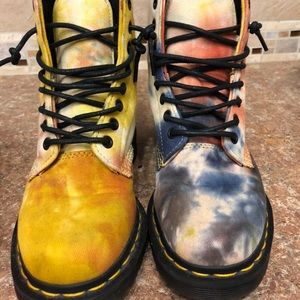Tie Dye Doc Martens